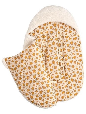 Sacco nanna bebé con 5 attacchi in sherpa e interno in garza di - SAUTHON