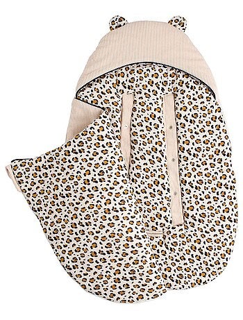 Sacco nanna bebé con 5 attacchi in velluto a coste e interno in garza di - SAUTHON