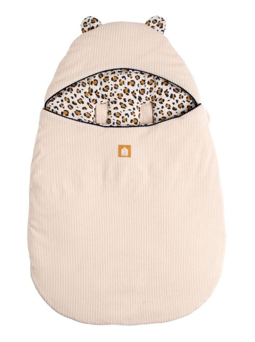 Sacco nanna bebé con 5 attacchi in velluto a coste e interno in garza di - SAUTHON - Kiabi