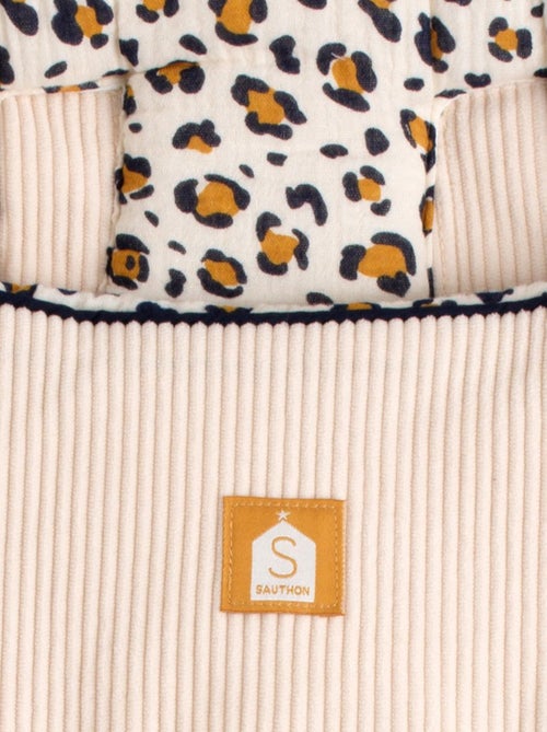 Sacco nanna bebé con 5 attacchi in velluto a coste e interno in garza di - SAUTHON - Kiabi