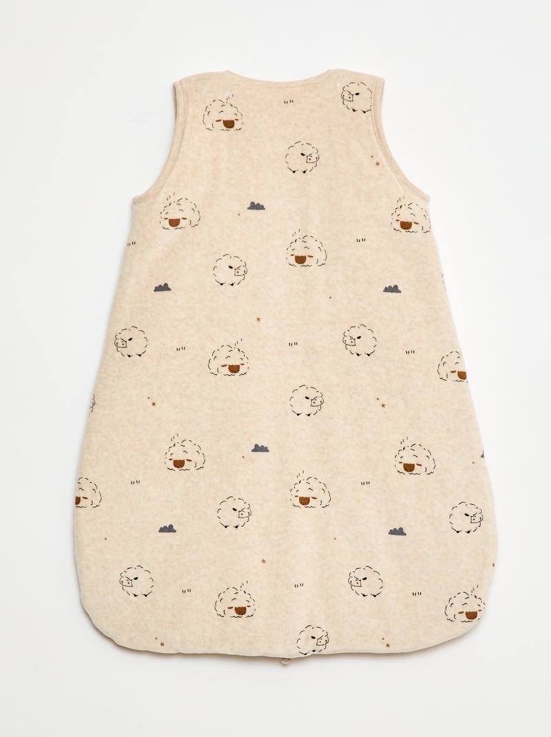 Sacco nanna caldo con maniche removibili - TOG 2.5 Beige - Kiabi