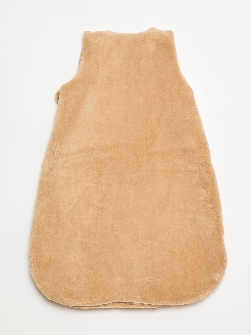 Sacco nanna caldo con maniche removibili tramite bottoni a pressione TOG 3 Beige - Kiabi