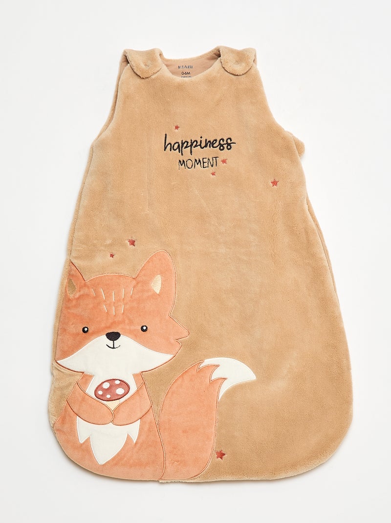 Sacco nanna caldo con maniche removibili tramite bottoni a pressione TOG 3 Beige - Kiabi