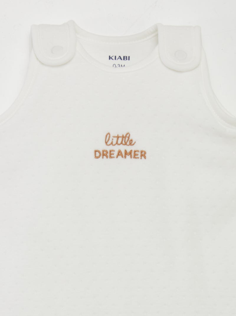 Sacco nanna caldo con motivo TOG 2,5 BIANCO - Kiabi