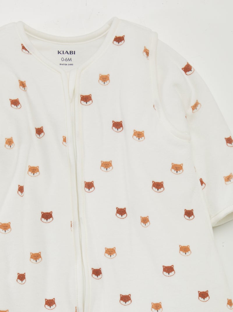 Sacco nanna caldo con stampa - TOG 2.5 BIANCO - Kiabi