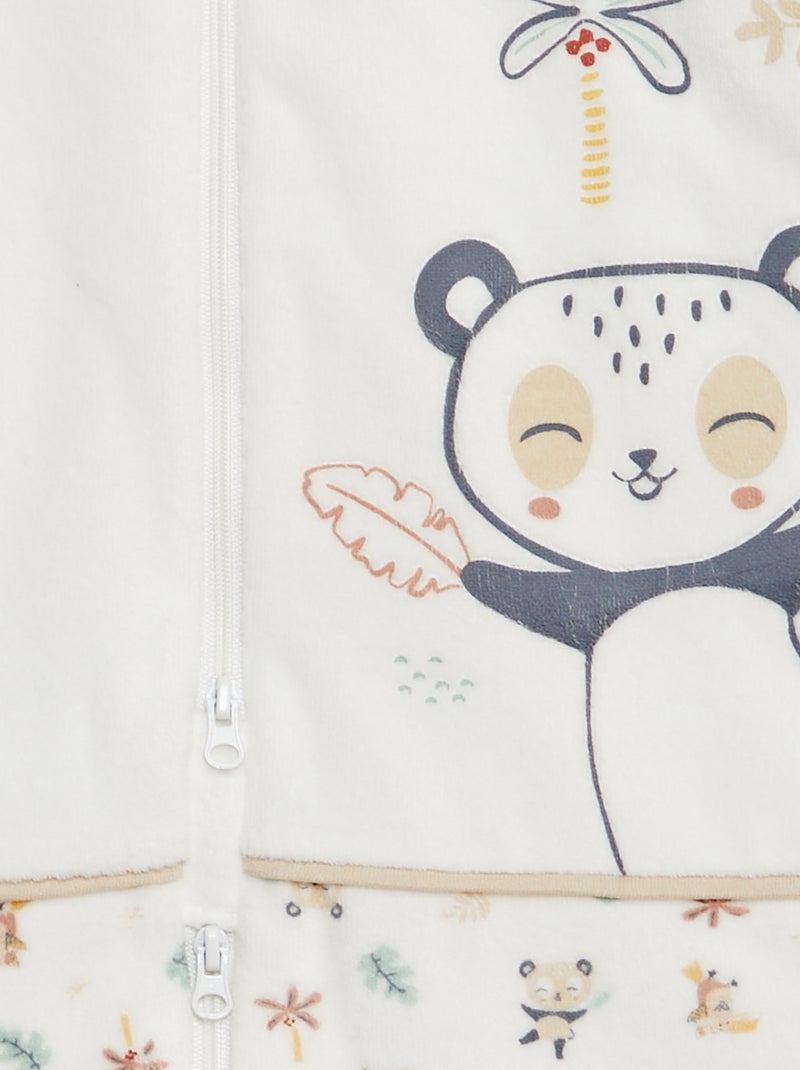Sacco nanna caldo con stampa e maniche staccabili - TOG 3 BEIGE - Kiabi