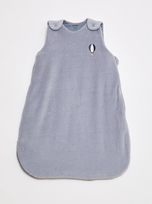 Sacco nanna caldo in velluto a coste con maniche staccabili - Kiabi