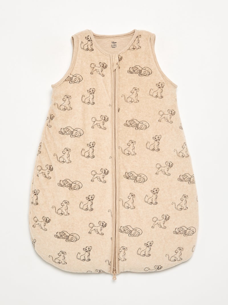 Sacco nanna caldo in velluto 'Simba' Beige - Kiabi