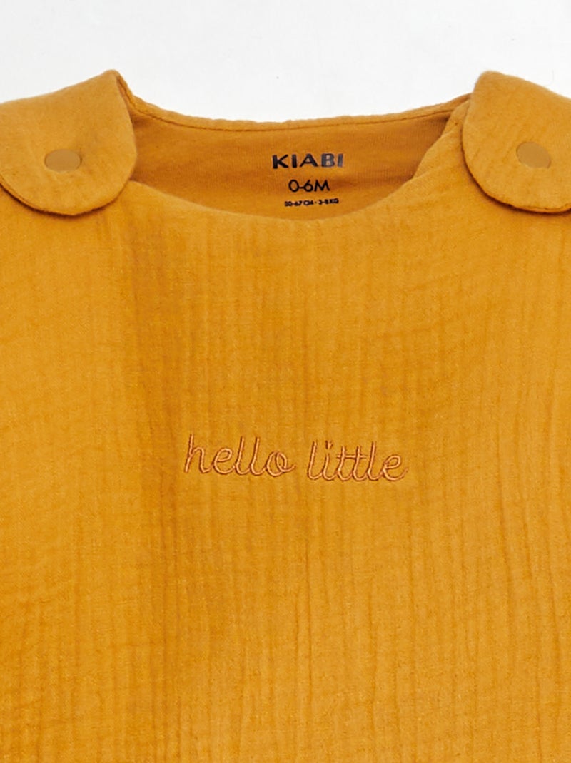 Sacco nanna caldo TOG 2 con maniche removibili GIALLO - Kiabi