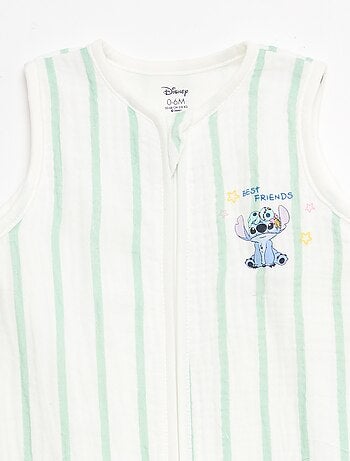 Sacco nanna con cerniera senza maniche "Disney" "Stitch" in velluto
