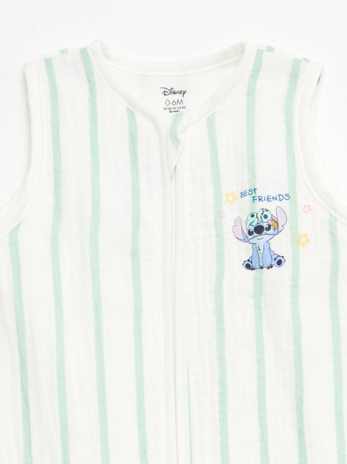 Sacco nanna con cerniera senza maniche 'Disney' 'Stitch' in velluto - Kiabi Sacco nanna con cerniera senza maniche 'Disney' 'Stitch' in velluto - Kiabi