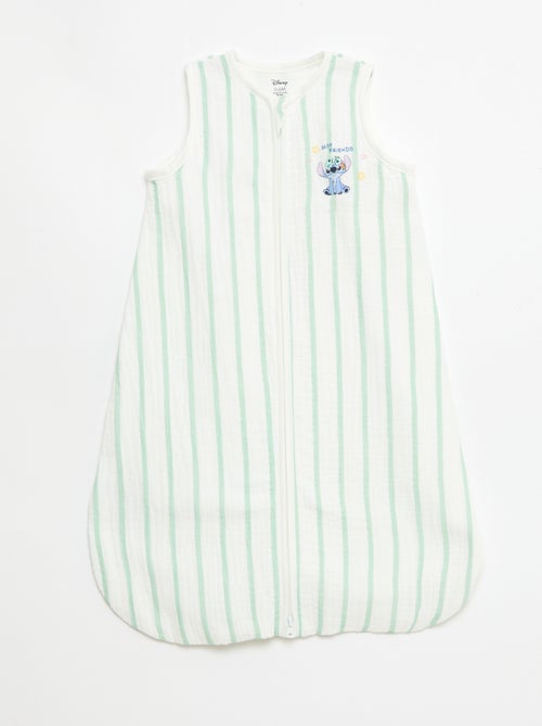 Sacco nanna con zip senza maniche 'Disney' 'Stitch' in velluto - Kiabi