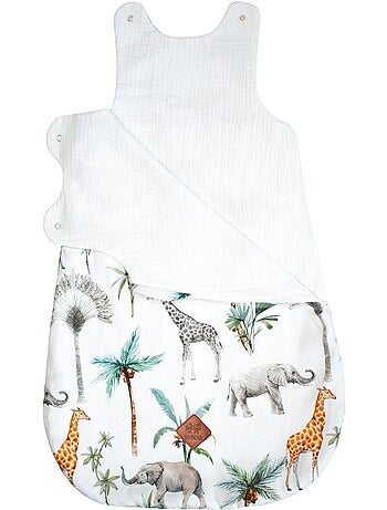 Sacco nanna estivo in cotone - tog 0,5 - safari | sevira kids | sevira kids