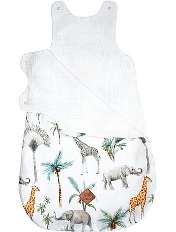 Sacco nanna estivo in cotone - tog 0,5 - safari | SEVIRA KIDS