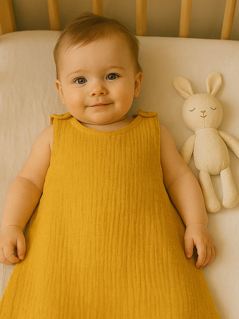 Sacco nanna estivo in cotone biologico Beige argilla - Kiabi