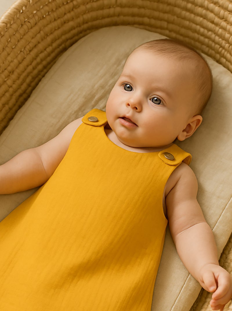 Sacco nanna estivo in cotone biologico Beige argilla - Kiabi