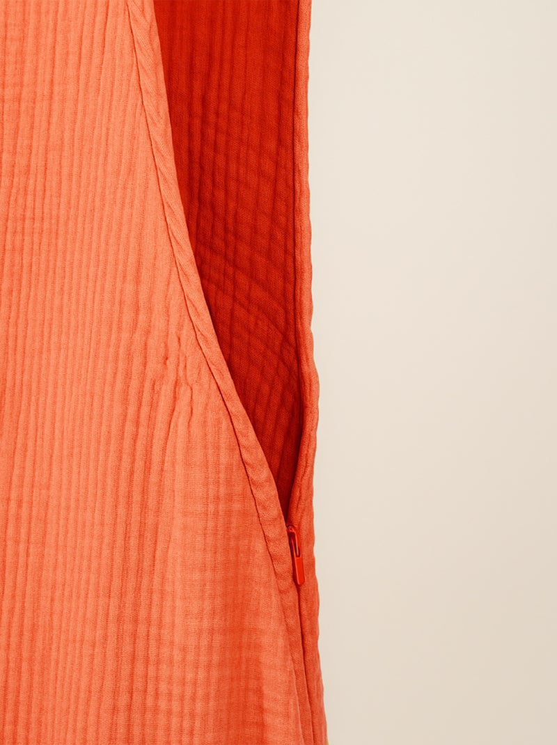 Sacco nanna estivo in cotone biologico Rosso - Kiabi