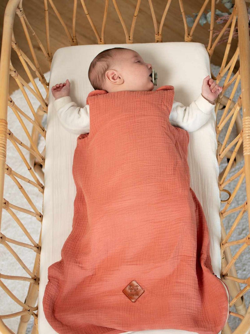 Sacco nanna estivo in garza di cotone - tog 0.5 | sevira kids | sevira kids Marrone - Kiabi