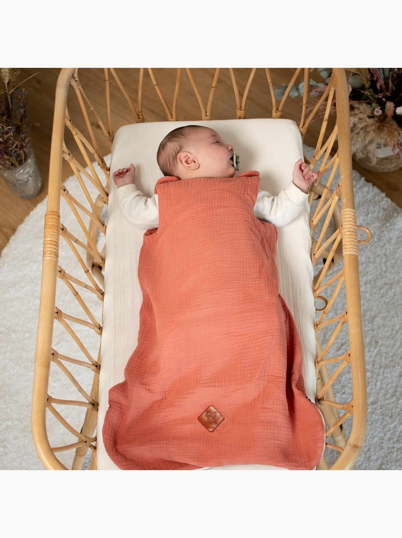 Sacco nanna estivo in garza di cotone - tog 0.5 | sevira kids | sevira kids Verde acqua - Kiabi