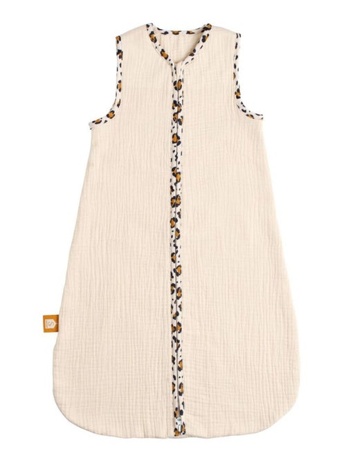 Sacco nanna estivo in garza di cotone con finiture leopardate per - SAUTHON - Kiabi