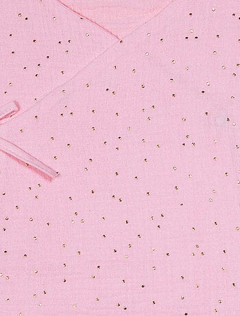 Sacco nanna estivo leggero in doppia garza di cotone tinta unita - BB&CO