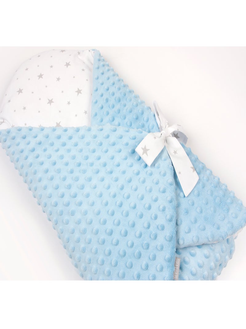Sacco nanna evolutivo minky per neonato | SEVIRA KIDS Blu - Kiabi