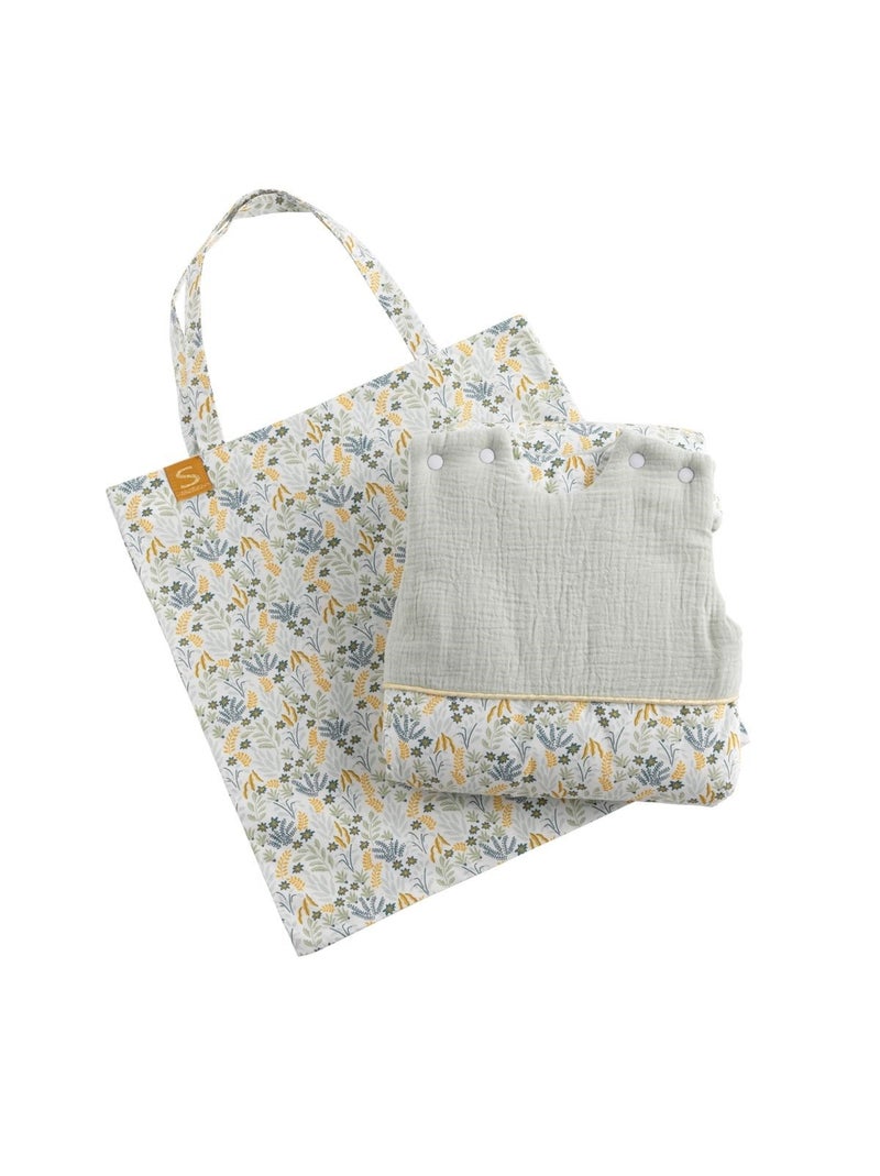 Sacco nanna in cotone - SAUTHON Blu Bianco - Kiabi