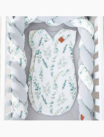 Sacco nanna in felpa di cotone, eucalyptus | sevira kids | sevira kids