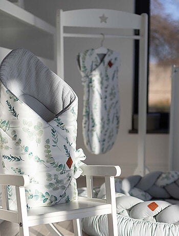 Sacco nanna in felpa di cotone, eucalyptus | sevira kids | sevira kids