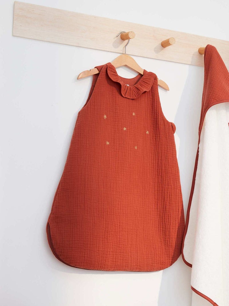Sacco nanna in garza di cotone - TOG 2.5 ROSSO - Kiabi