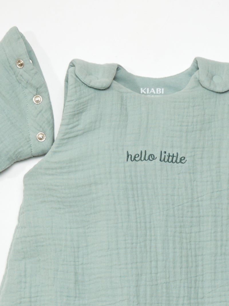 Sacco nanna in garza di cotone - TOG 2.5 VERDE - Kiabi