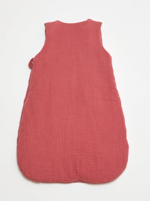 Sacco nanna in garza di cotone con maniche removibili TOG 2,5 - Kiabi