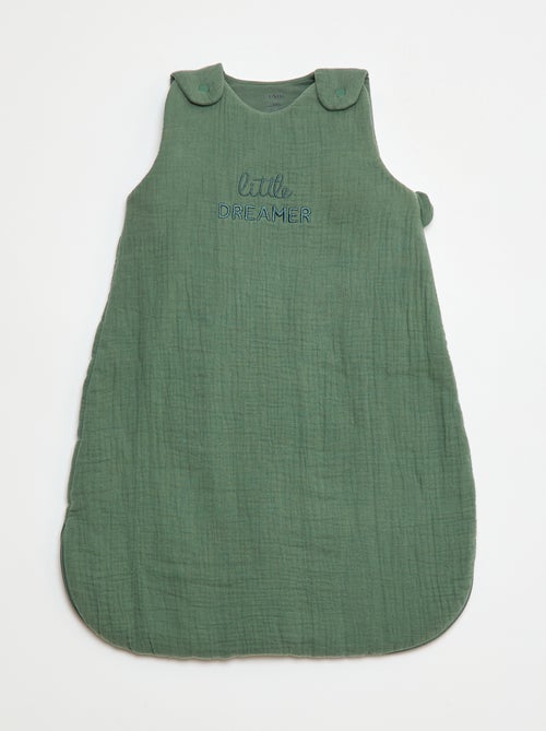 Sacco nanna in garza di cotone con maniche rimovibili TOG 2,5 - Kiabi