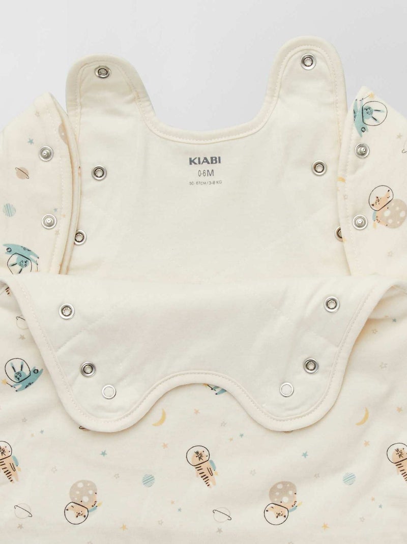 Bavaglino Con Maniche Jollein Savannah, Beige, Impermeabile, Fino A 3 Anni, Per Pasto E Attività Creative