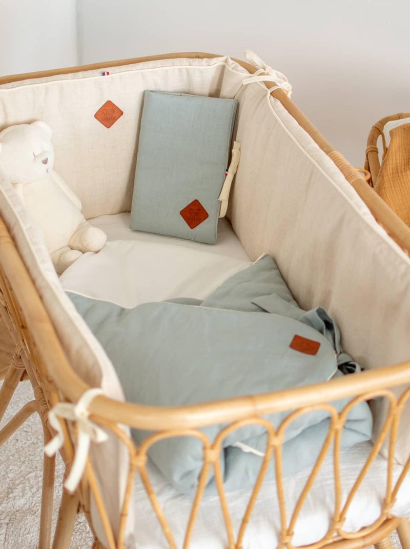 Sacco nanna in lino lavato | SEVIRA KIDS Verde acqua - Kiabi