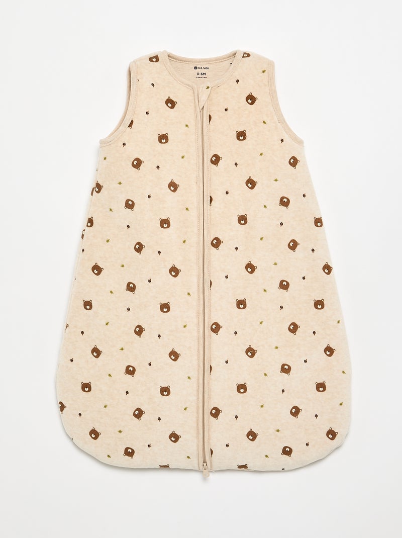 Sacco nanna in velluto Marrone - Kiabi