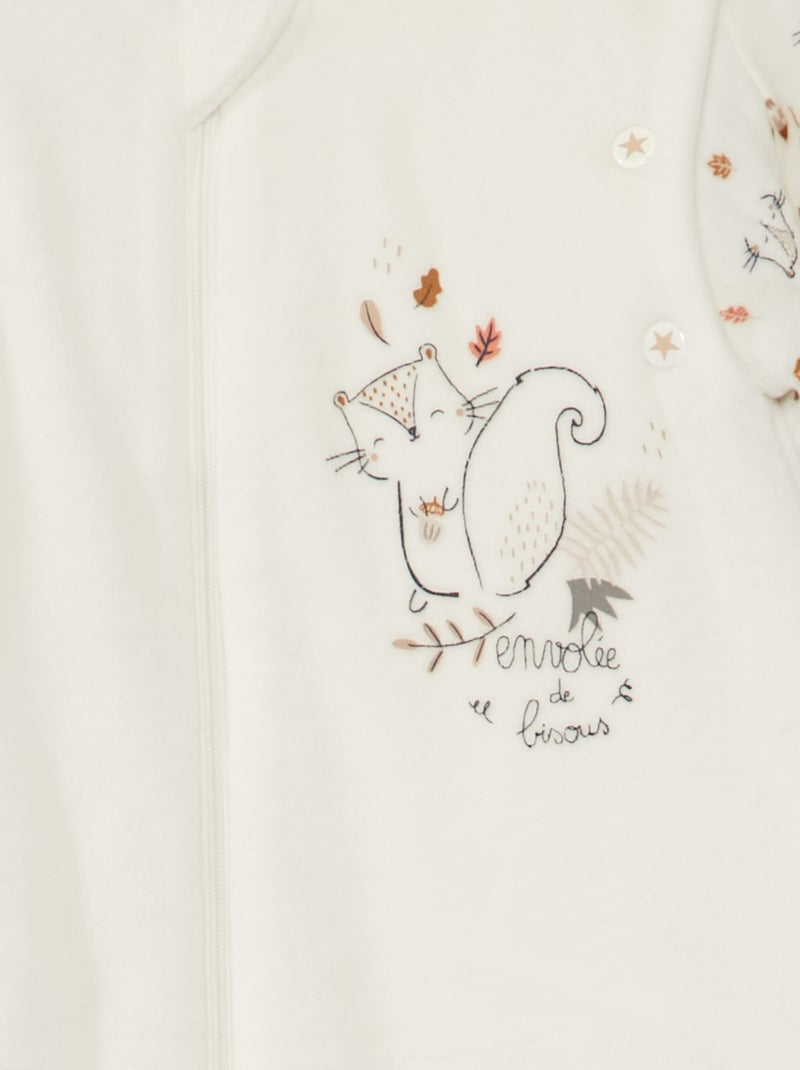 Sacco nanna in velluto 'Petit Beguin' - TOG 3 BIANCO - Kiabi