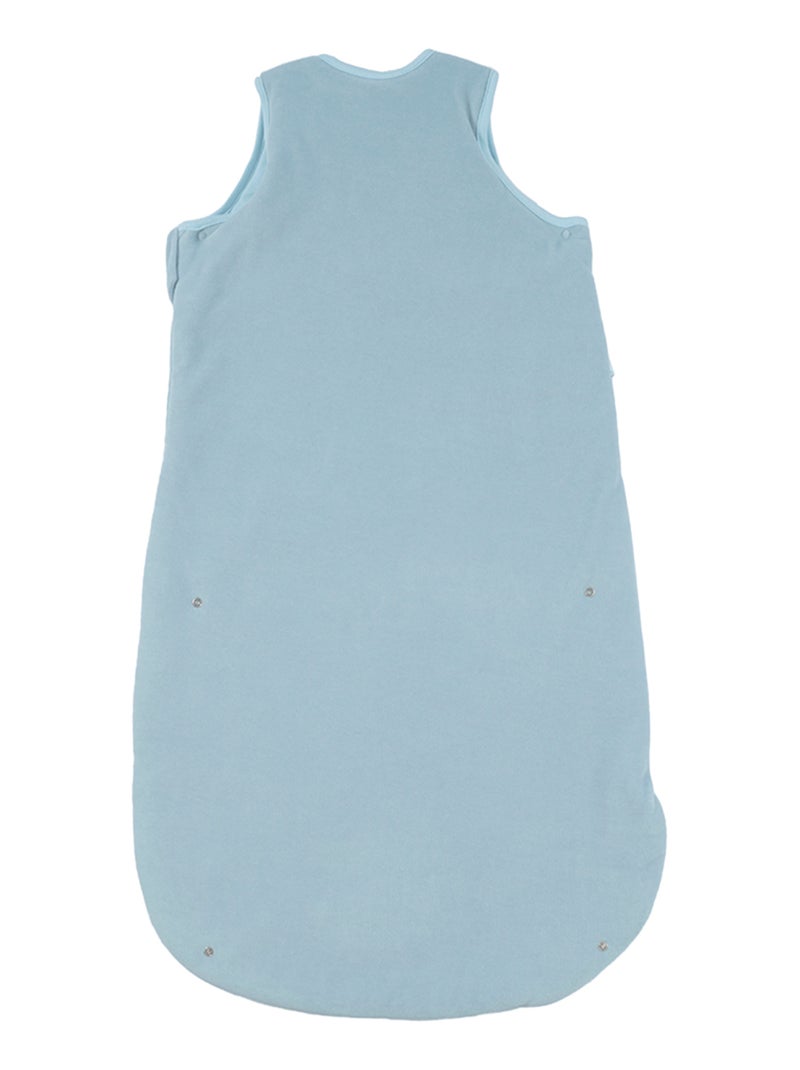 Sacco nanna invernale  6/18 mesi regolabile 2.5 Tog cotone bio Blu cielo - Kiabi