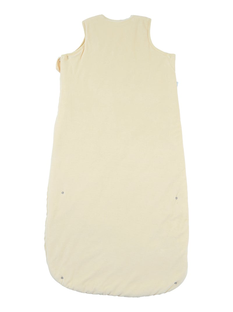 Sacco nanna invernale  6/18 mesi regolabile 2.5 Tog cotone bio Giallo - Kiabi