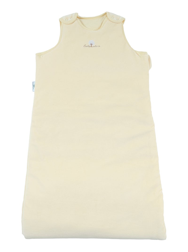 Sacco nanna invernale  6/18 mesi regolabile 2.5 Tog cotone bio Giallo - Kiabi