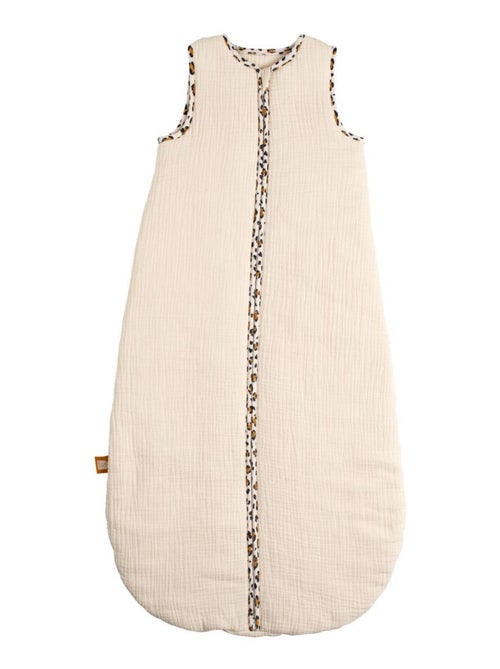 Sacco nanna invernale in garza di cotone con finiture leopardate per - SAUTHON - Kiabi