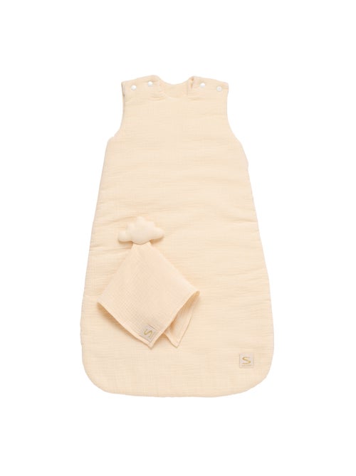 Sacco nanna invernale per neonati in doppia garza di cotone e relativo piumino a - SAUTHON - Kiabi