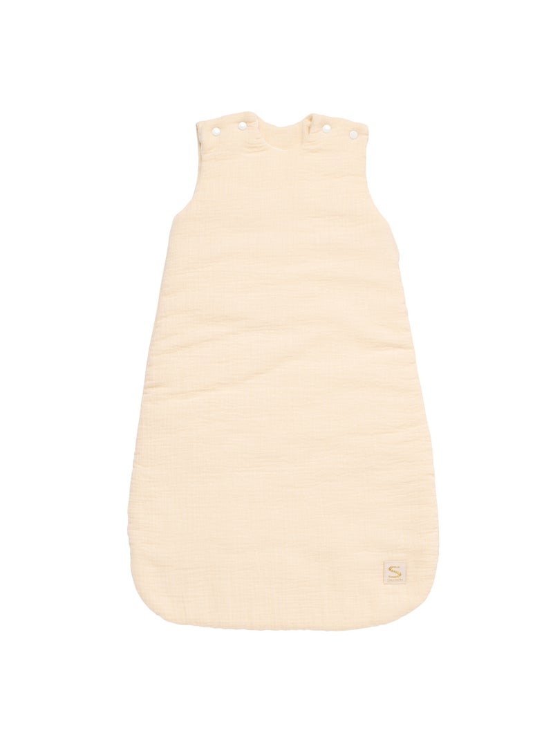Sacco nanna invernale per neonati in doppia garza di cotone e relativo piumino a - SAUTHON Beige - Kiabi