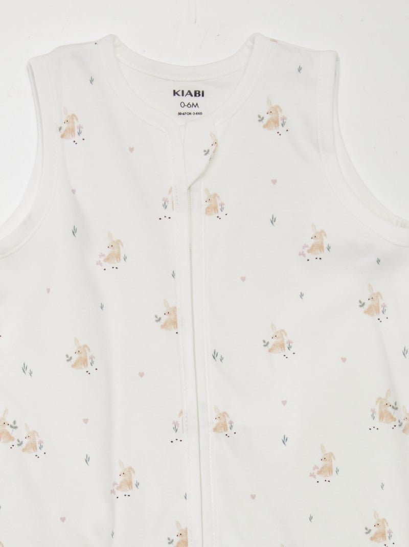 Sacco nanna leggero - TOG 0.5 BIANCO - Kiabi