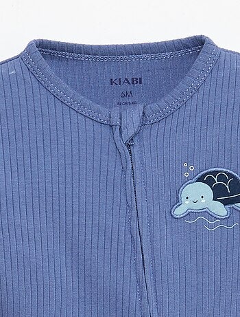 Sacco nanna leggero con zip maniche corte fantasia integrale