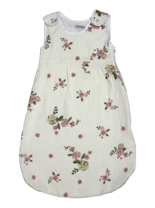 Sacco nanna leggero in mussola per neonati "FLOWER" LES CHATOUNETS - Kiabi