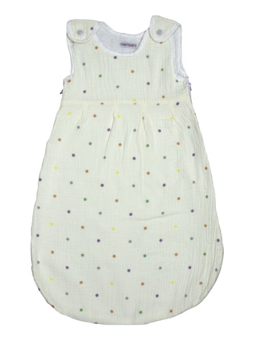Sacco nanna leggero in mussola per neonati "POLKA DOT" LES CHATOUNETS - Kiabi