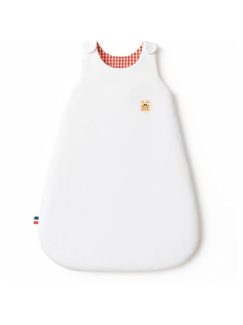 Sacco nanna mezza stagione in cotone biologico Saxe bianco - Kiabi