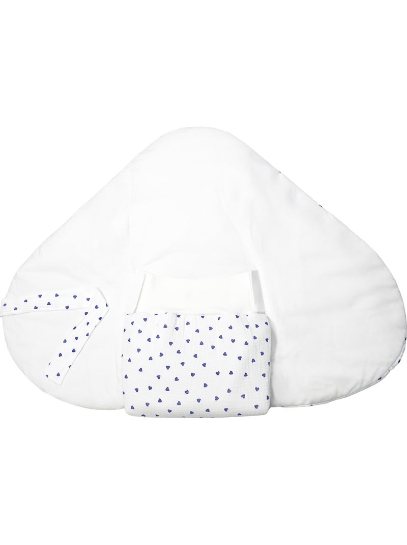 Sacco nanna neonato evolutivo in mussola a doppio strato | SEVIRA KIDS Blu - Kiabi