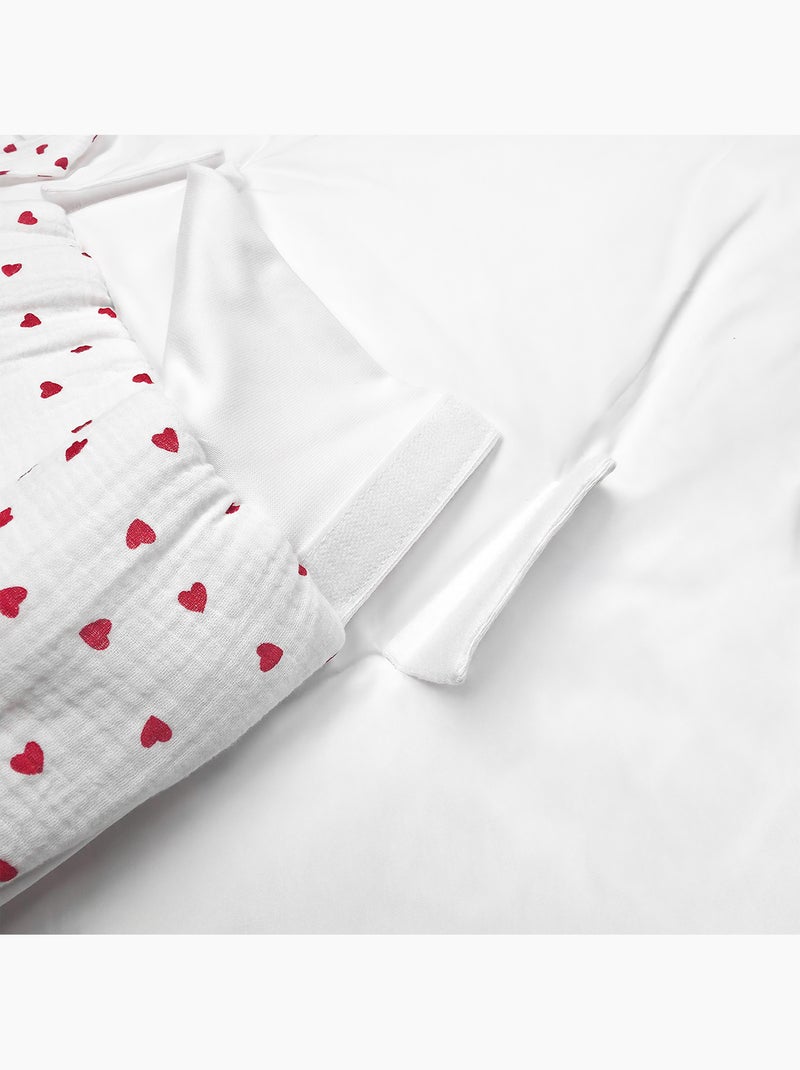 Sacco nanna neonato evolutivo in mussola a doppio strato | SEVIRA KIDS Rosso - Kiabi